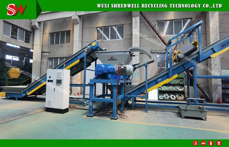 Double/Two Shaft Shredder for Recycling Metal Scraps/Used Tires/Soild Waste/Plastic/Wood